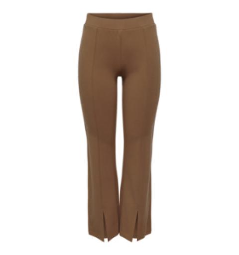 Jdy noos jdypretty flare slit pant jrs noos marron