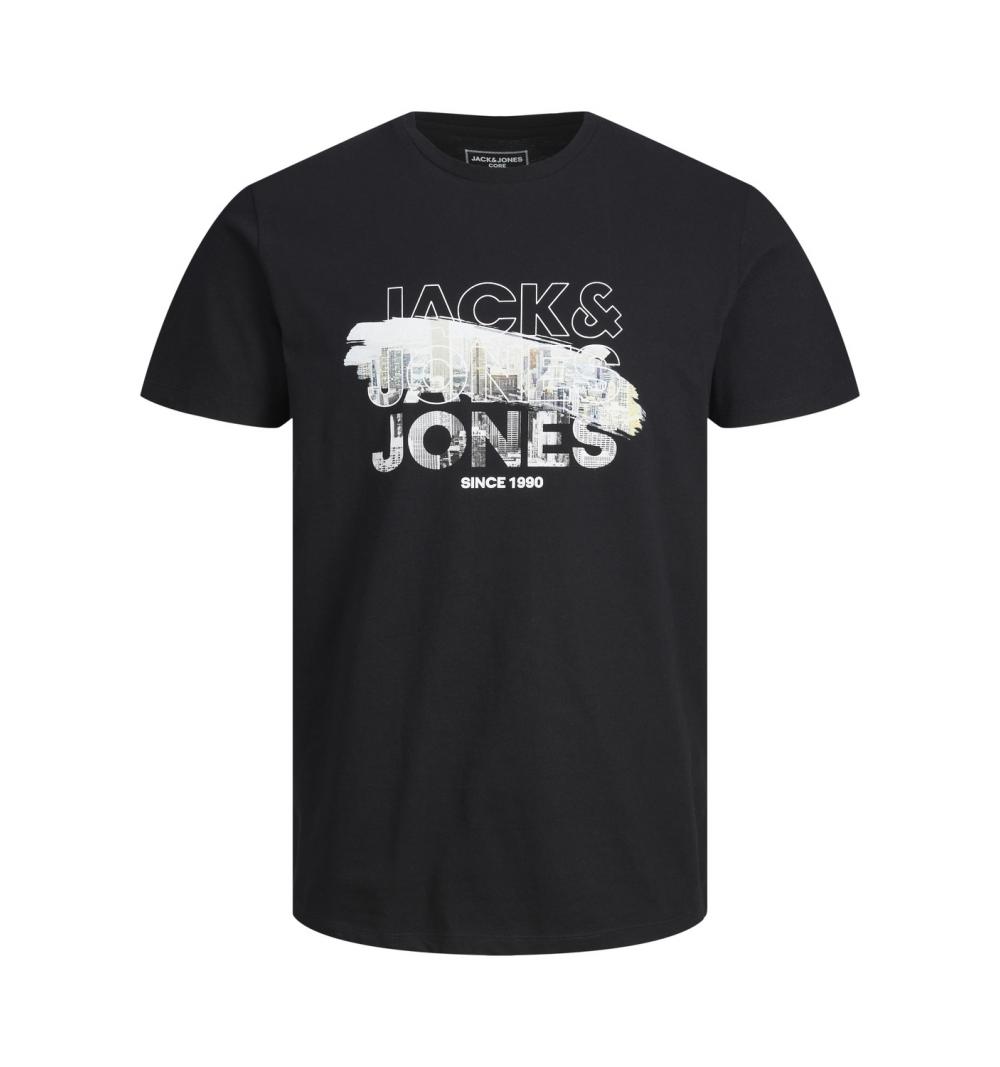 Jack&jones jcobooster tee ss crew neck sep 2022 negro