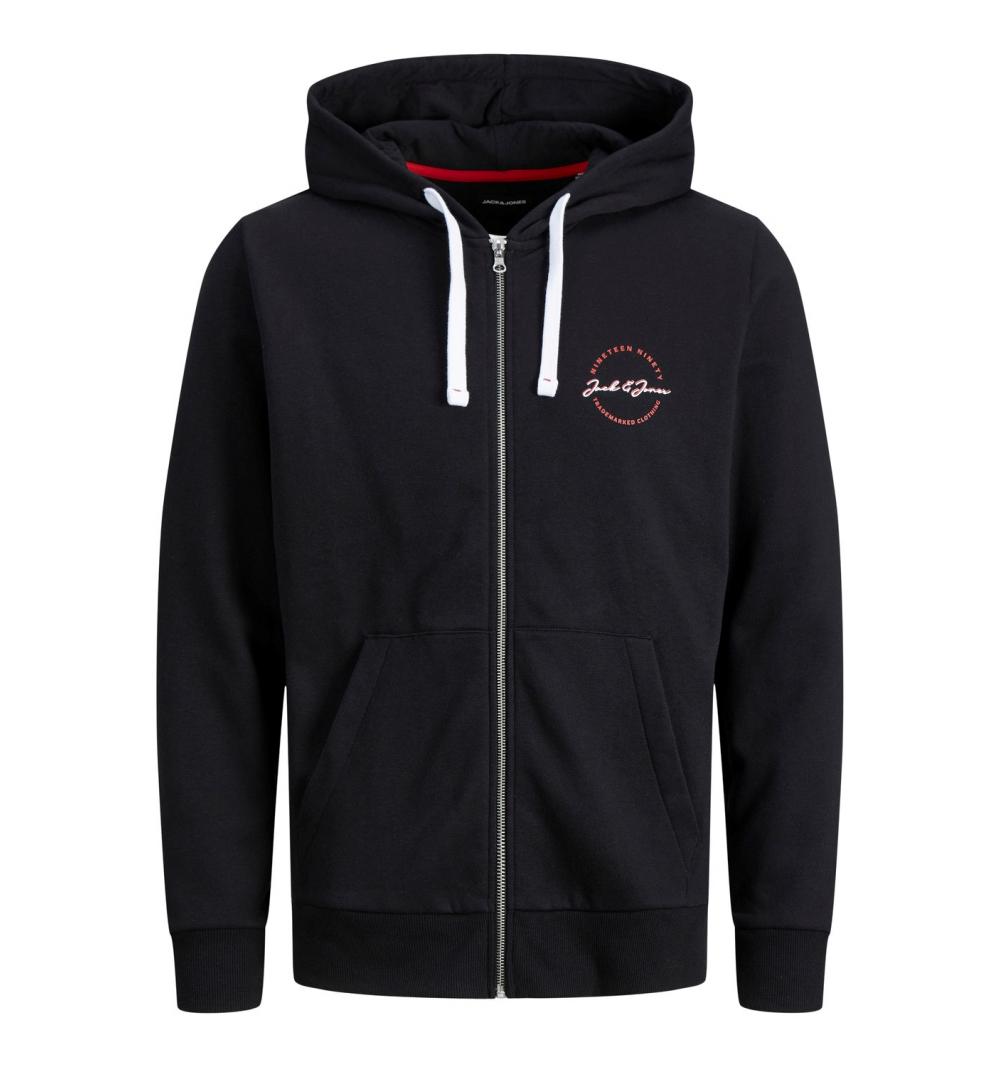 Jack&jones jjstamp zip hood small negro