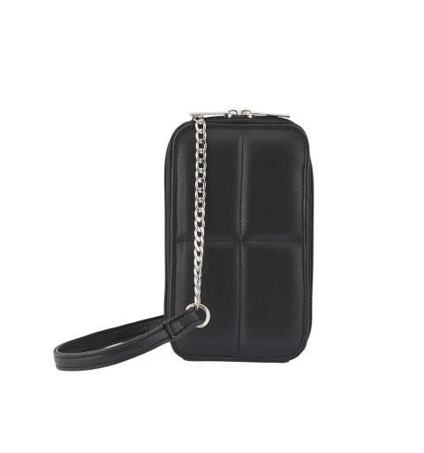 Pieces pcalina padding phone bag negro