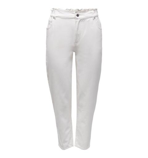 Jdy jdyzizzy loose hw crop pant pnt blanco