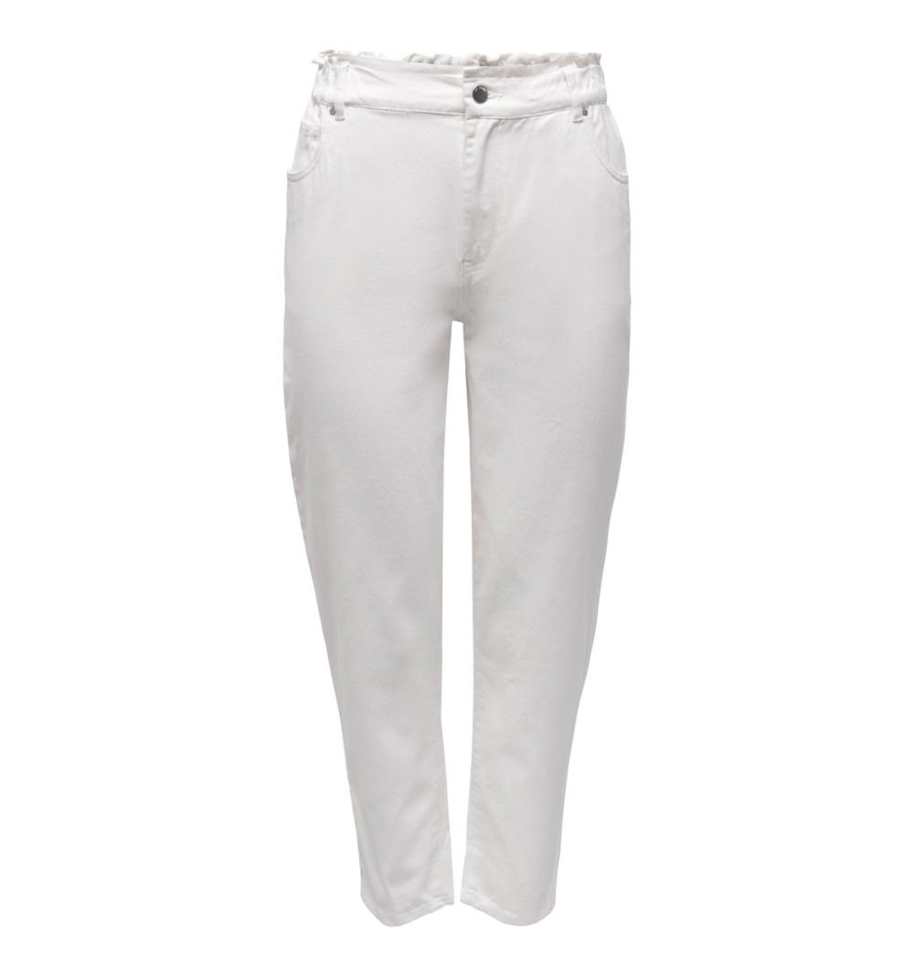 Jdy jdyzizzy loose hw crop pant pnt blanco