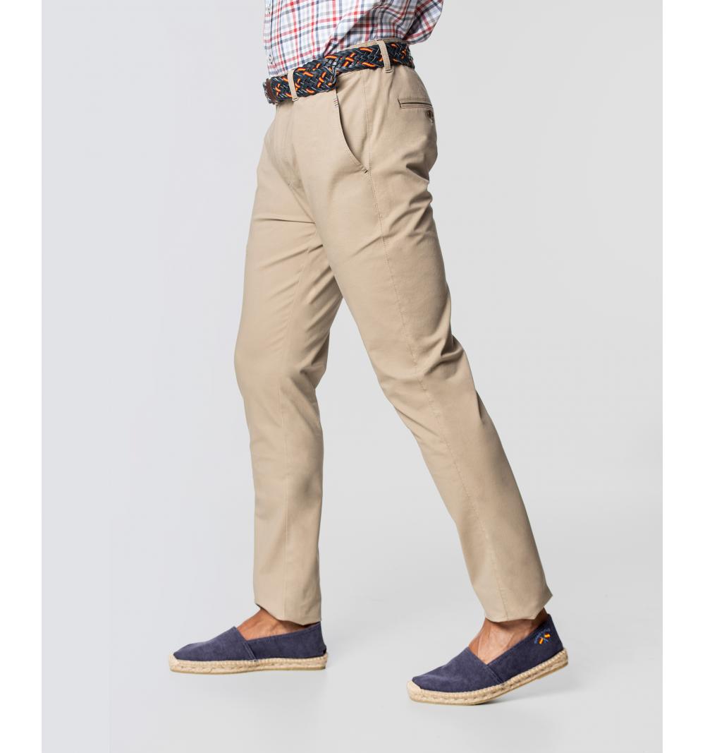 Spagnolo hombre pt 0688 chino slim estructura beige