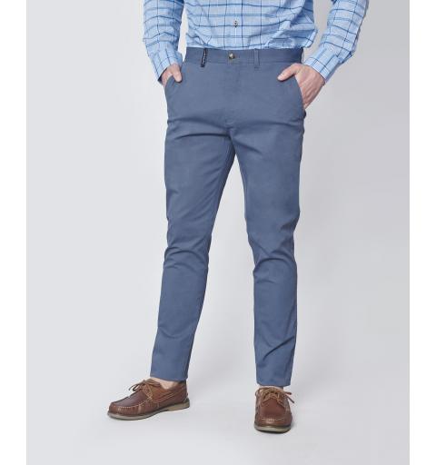 Spagnolo hombre pt 0688 chino slim estructura azulon