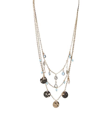 Pieces pcbysa combi necklace sww oro