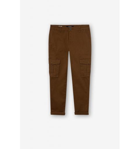 Tiffosi hombre cargo slim_4 marron