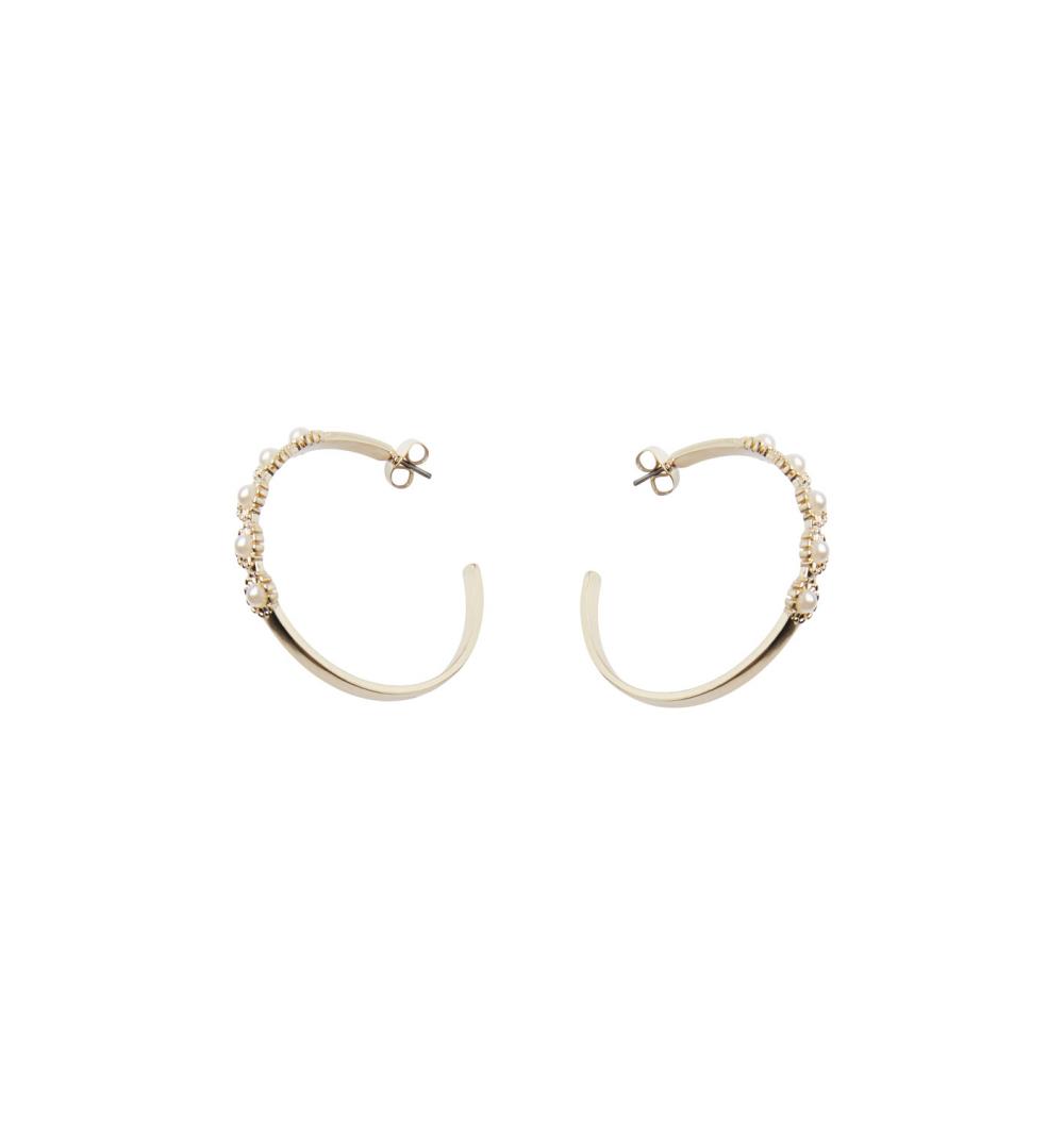 Pieces pcbicilla hoop earrings box sww oro