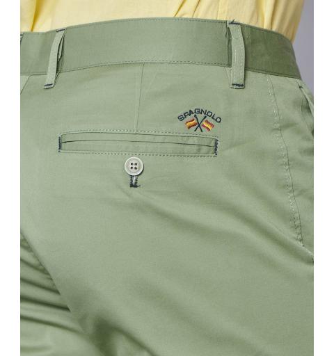 Spagnolo hombre pt 0777 chino basico verde