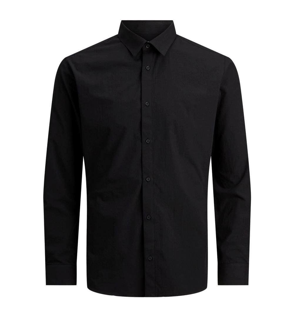 Jack&jones jjjoe shirt ls plain negro