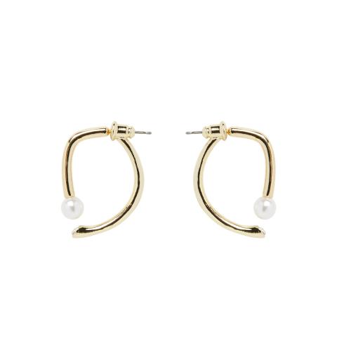 Pieces fpjyna j hoop earrings plated oro