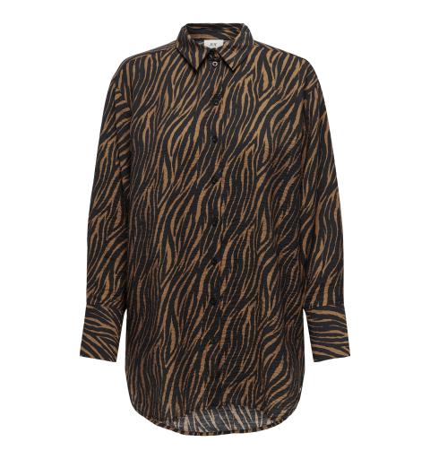 Jdy jdybarbara l/s long shirt wvn negro