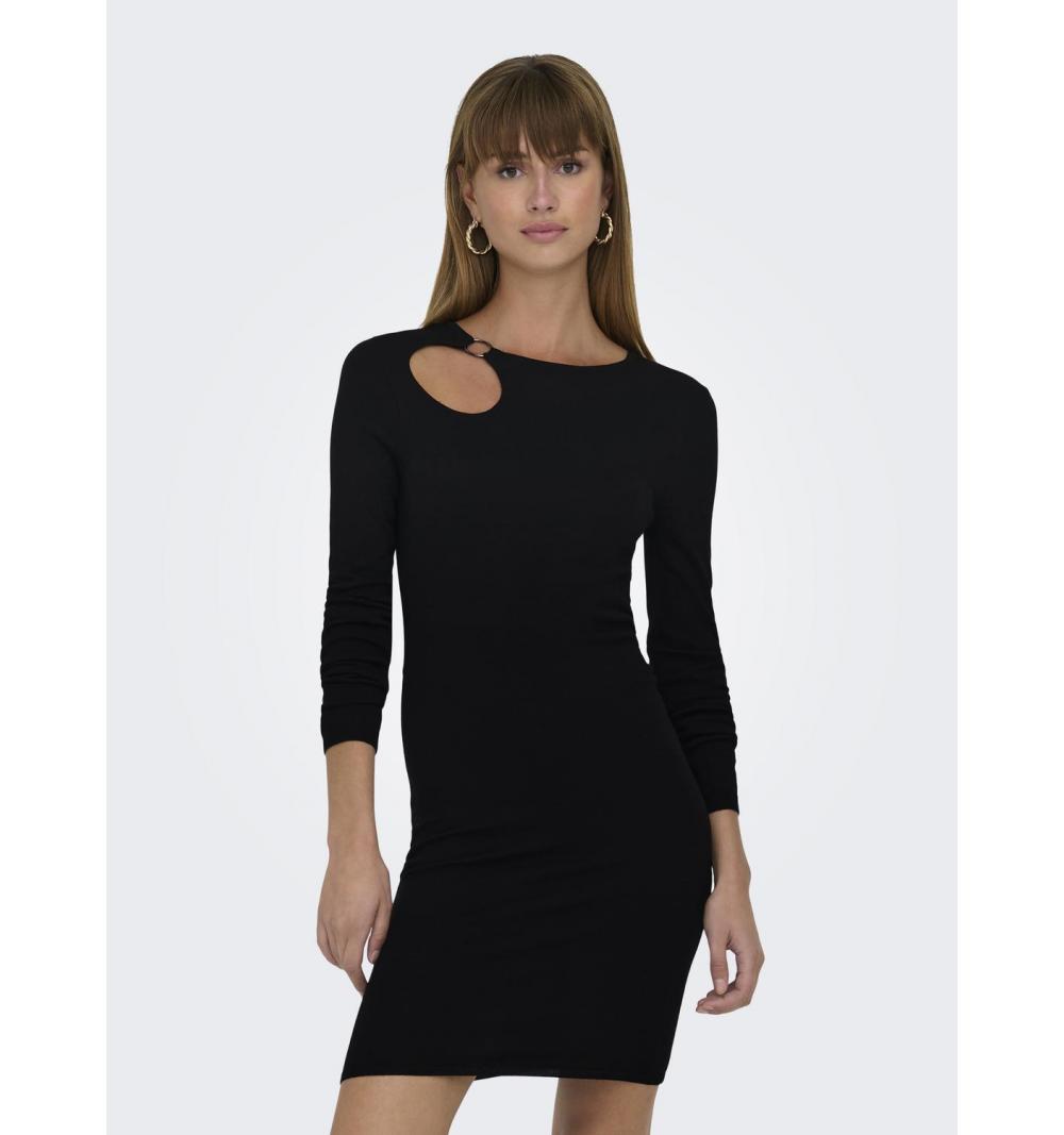 Only onllilian ls detail dress cc knt negro