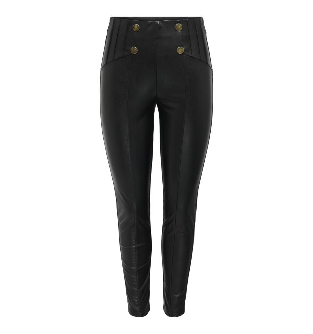 Only onllola faux leather legging cc otw negro