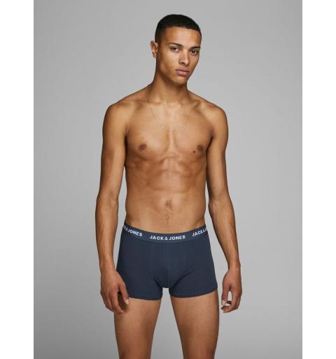 Jack&jones noos jacanthony trunks 3 pack blue marino