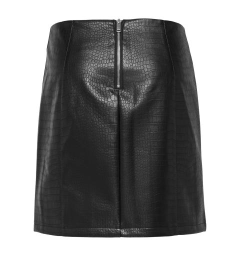 Jdy jdyval snake faux leather skirt otw sie negro