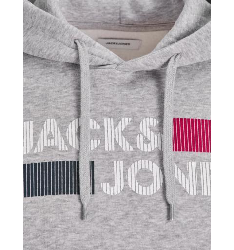 Jack&jones noos jjecorp logo sweat hood noos gris