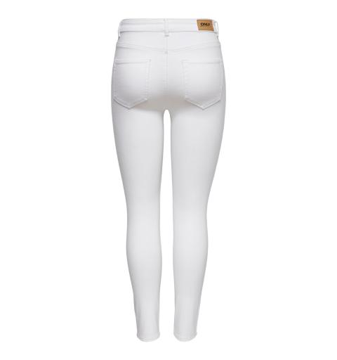 Only onlana life mid skinny dnm blanco