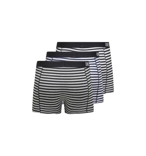 Only & sons onsjan stripe trunk 3-pack blanco