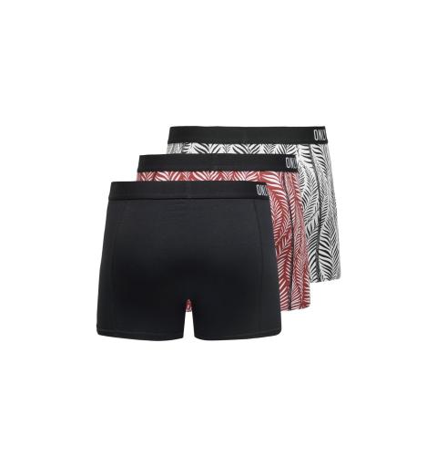 Only & sons onsjerry print trunk 3-pack negro