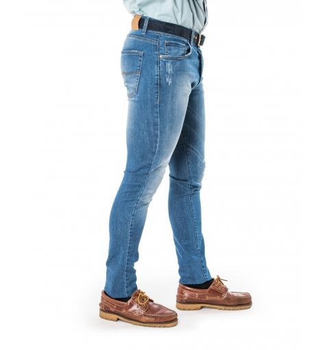 Spagnolo hombre pt denim 5 bolsillos slim 5640 denim medio