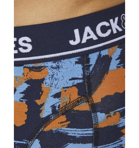 Jack&jones jaccollage trunks 3 pack burdeos