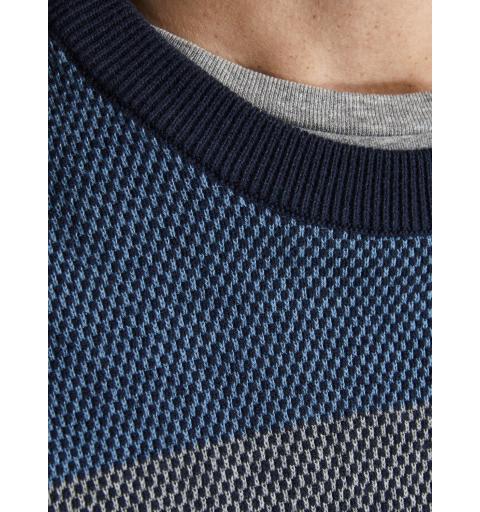 Jack&jones jorfinn knit crew neck sn marino