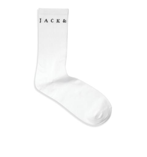 Jack&jones jaccopenhagen tennis socks 5-pack blanco