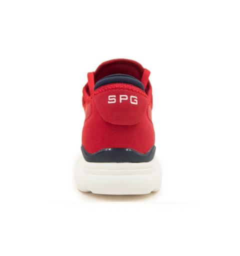 Spagnolo hombre zapatilla deportiva 2895 rojo