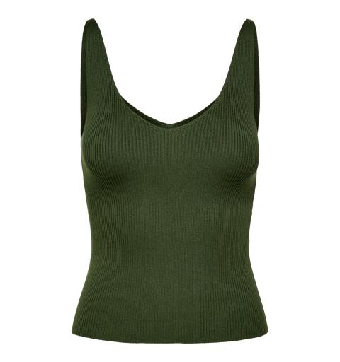 Jdy jdynanna s/l top knt noos verde oscuro