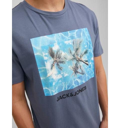 Jack&jones jjbillboard  tee ss gris