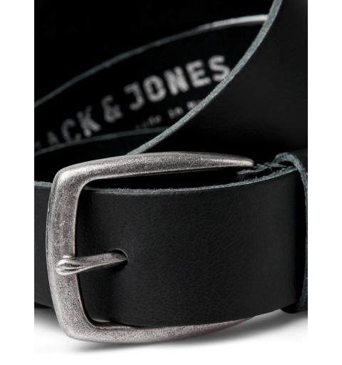 Jack&jones jacmichigan ltn leather belt negro