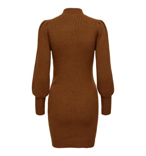 Only noos onlkatia l/s dress knt noos marron