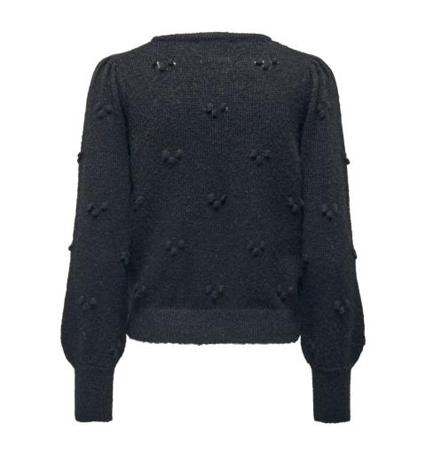 Jdy jdysigrid life l/s dot button cardig knt negro