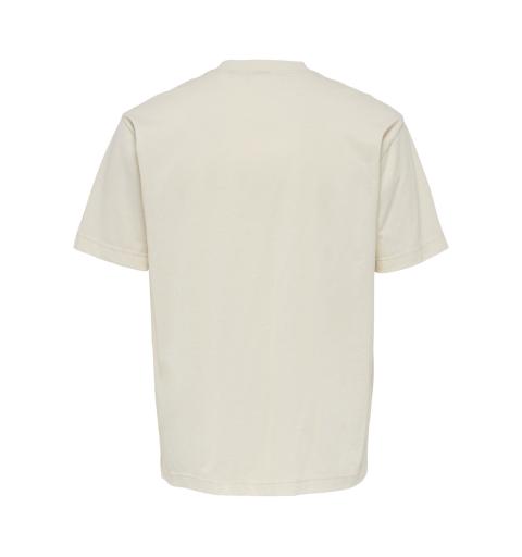 Only & sons onsfred rlx emb logo ss tee blanco