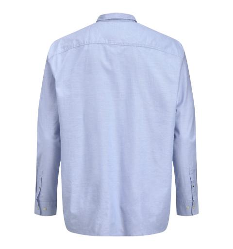 Jack&jones plus jjeoxford shirt l/s s21 ps noos celeste