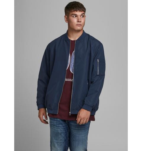 Jack&jones plus jjerush bomber ps noos marino