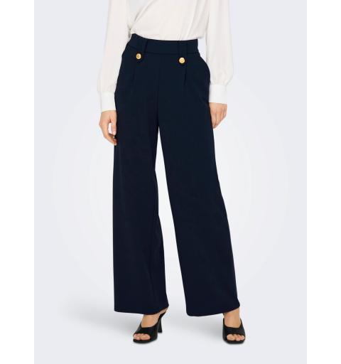 Only onlsania metal button pant jrs marino