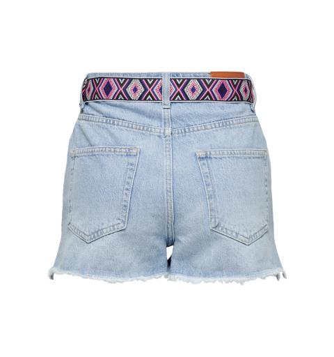 Only onlrobyn ex hw st vintage dnm shorts dot denim claro