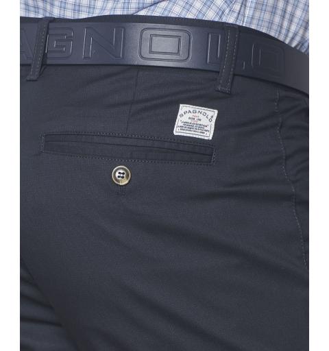 Spagnolo hombre pt 0688 chino slim estampado marino