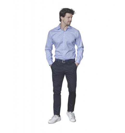 Spagnolo hombre pt 0688 chino slim estampado marino