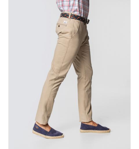 Spagnolo hombre pt 0688 chino slim estructura beige