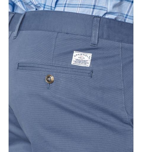 Spagnolo hombre pt 0688 chino slim estructura azulon