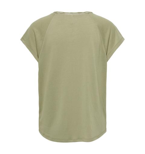 Only onlnina s/s mix top jrs verde