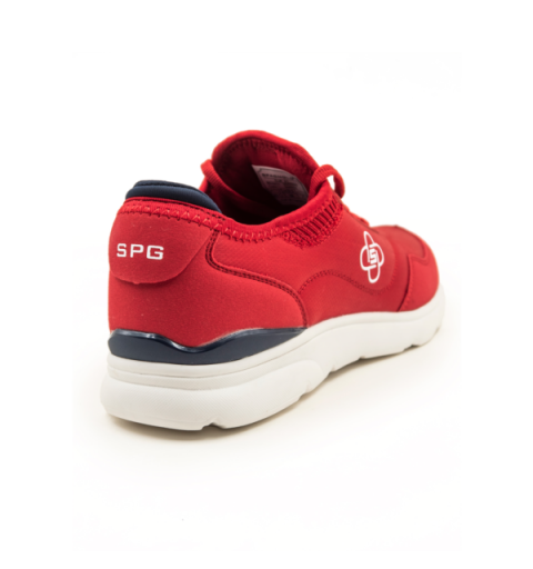 Spagnolo hombre zapatilla deportiva 2895 rojo