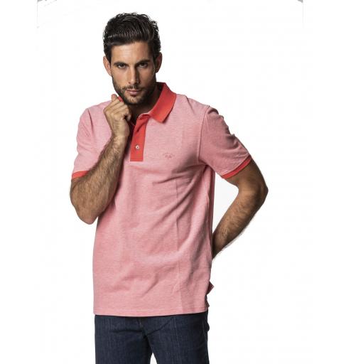 Spagnolo hombre pl 3175 pique mezcla contrastes rojo