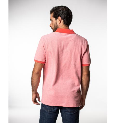 Spagnolo hombre pl 3175 pique mezcla contrastes rojo