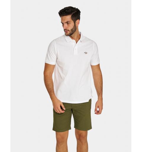 Spagnolo hombre pl 0034 pique basico blanco