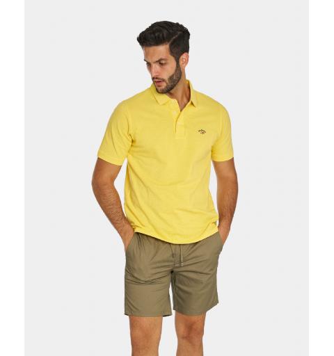 Spagnolo hombre pl 0034 pique basico amarillo