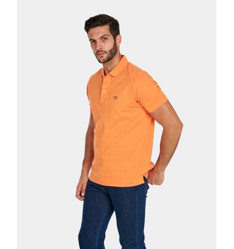 Spagnolo hombre pl 0034 pique basico naranja