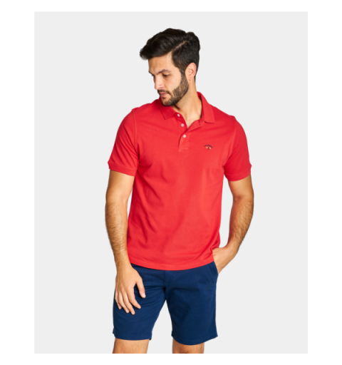 Spagnolo hombre pl 0034 pique basico rojo